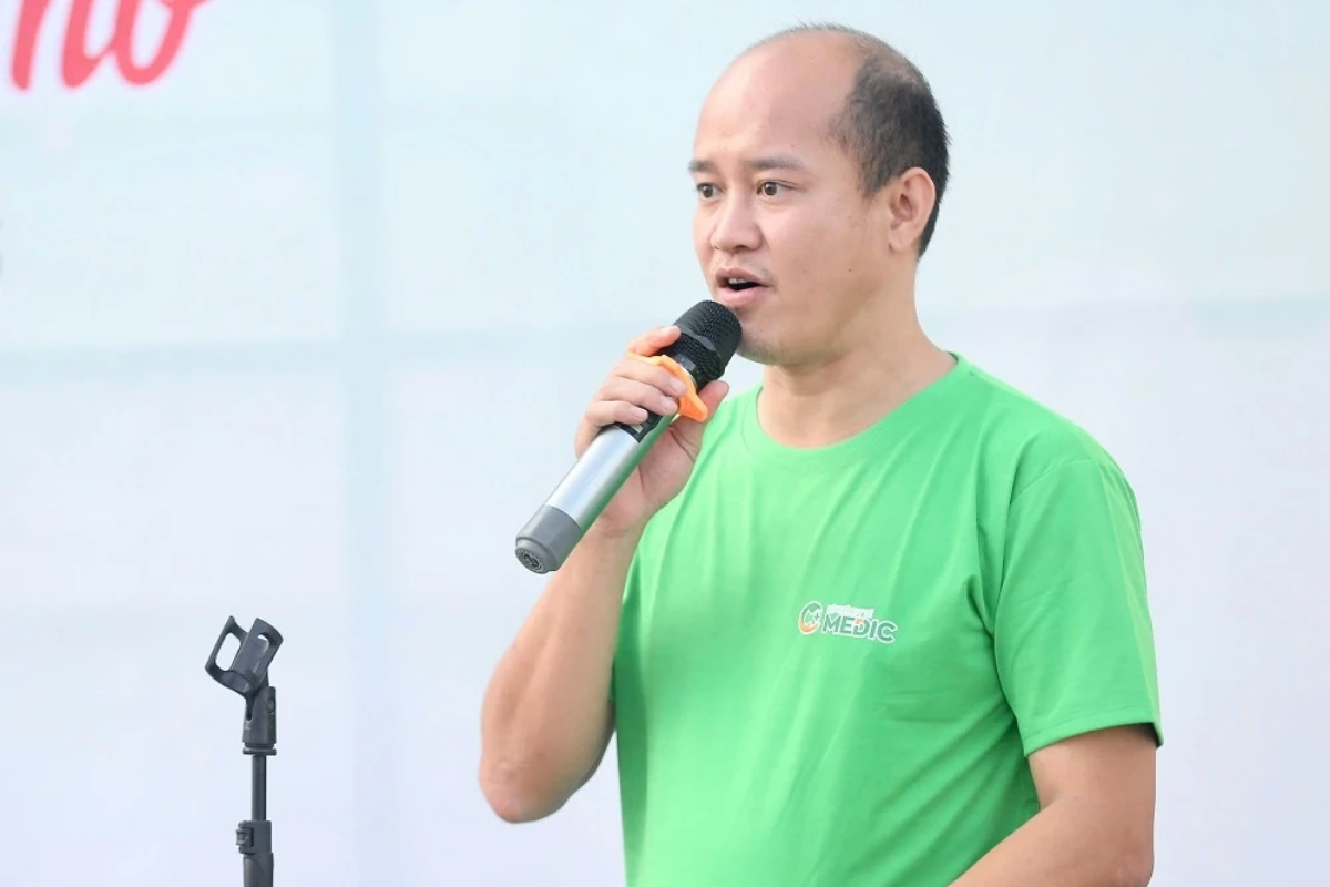 Ông Nguyễn Trung Kiên – Phó Chủ tịch HĐQT, Tổng Giám đốc điều hành Hệ thống Y tế Medic phát biểu tại chương trình.
