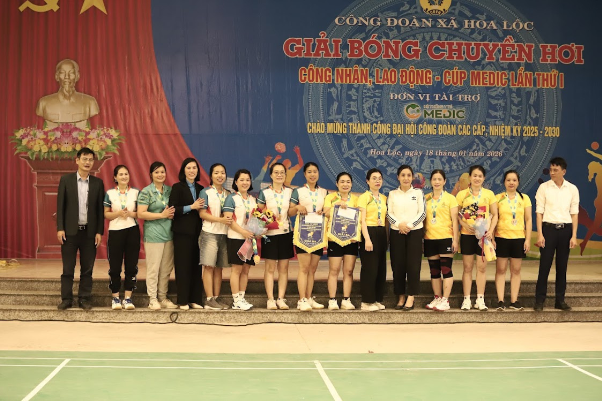 Phòng khám Đa khoa Medic Hậu Lộc đại diện Hệ thống Y tế Medic  tham gia giải đấu