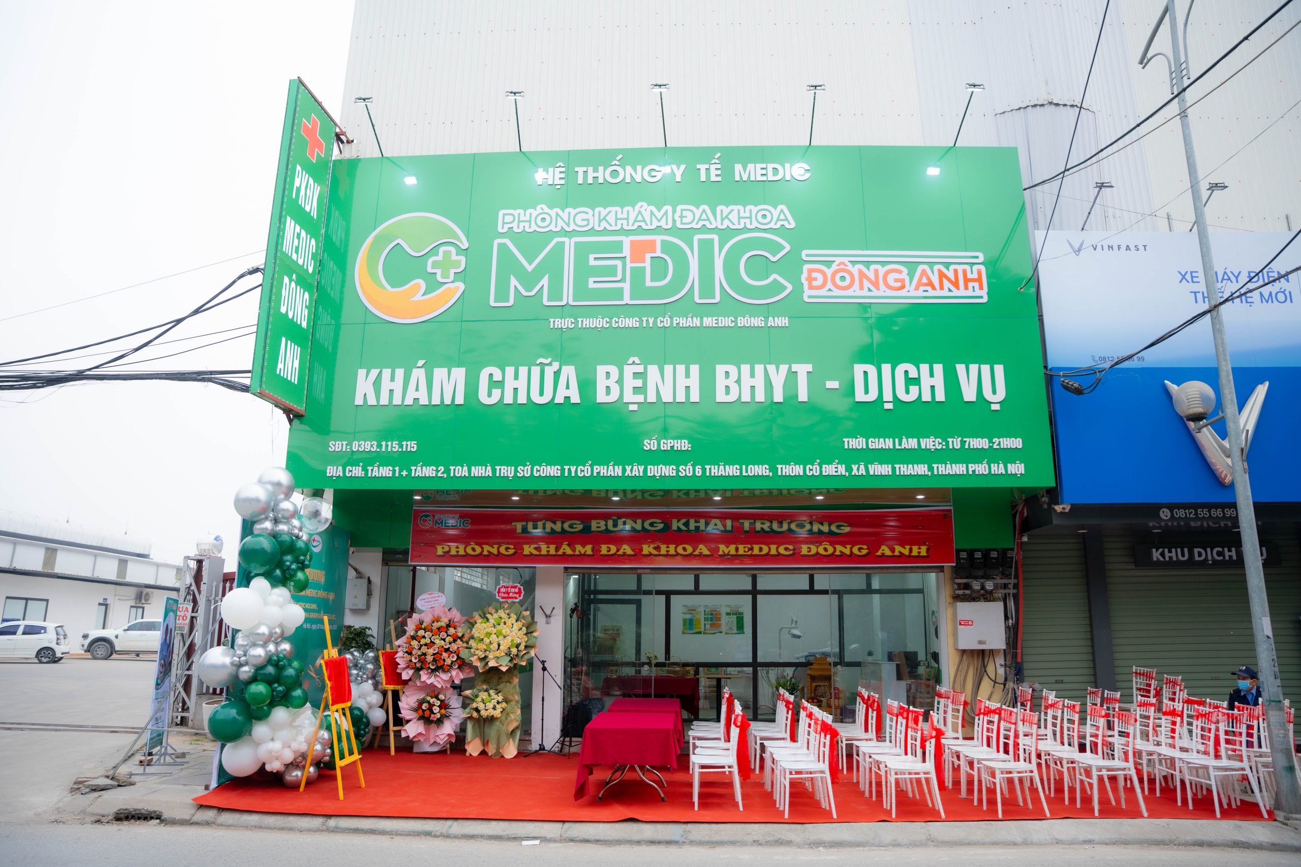 Lễ khai trương Phòng khám Đa khoa MEDIC Đông Anh diễn ra trang trọng, đánh dấu cột mốc chính thức đi vào hoạt động.
