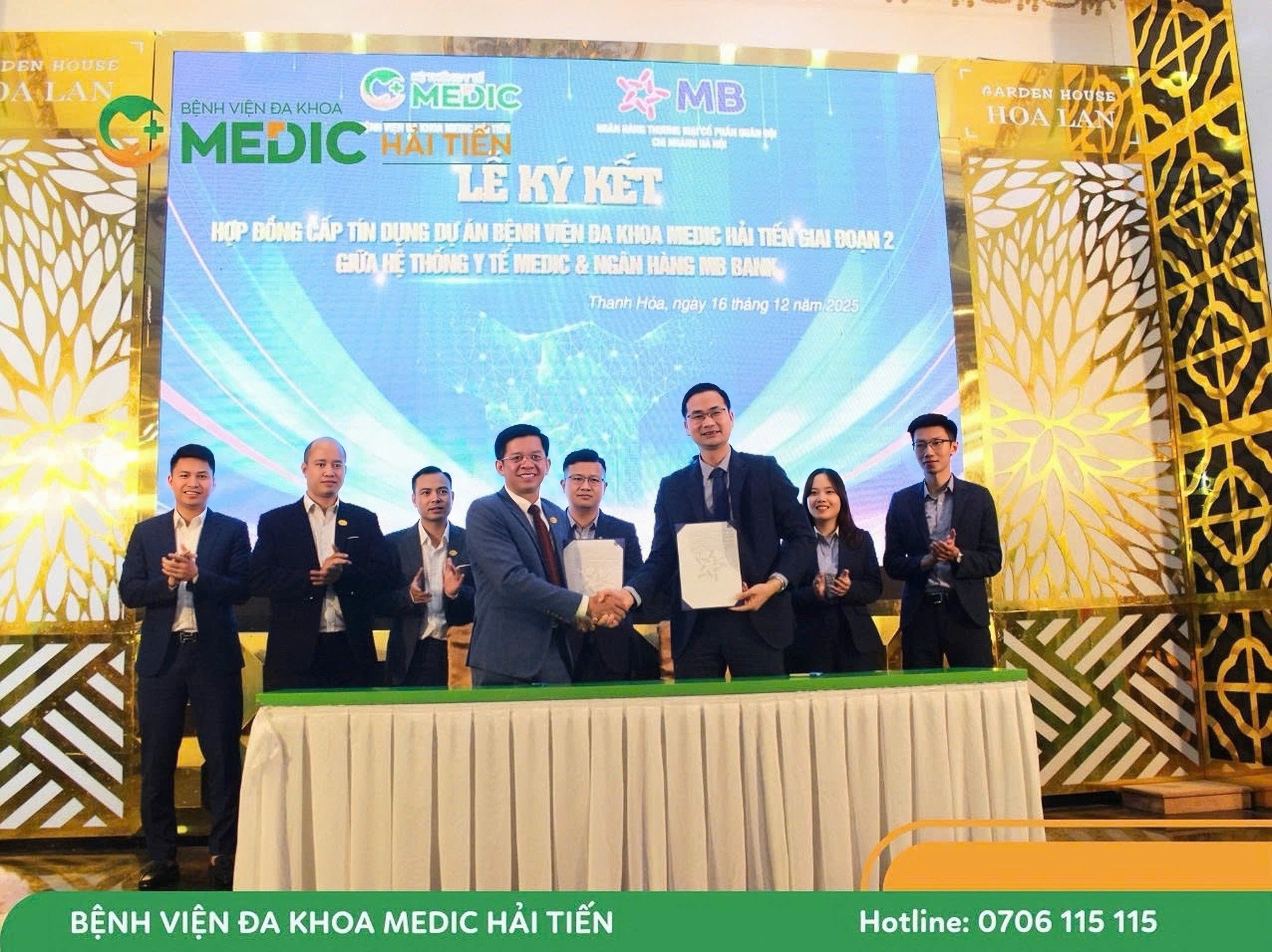 Việc hợp tác sẽ góp phần đưa dự án Bệnh viện Đa khoa Medic Hải Tiến giai đoạn 2 được triển khai đúng tiến độ.