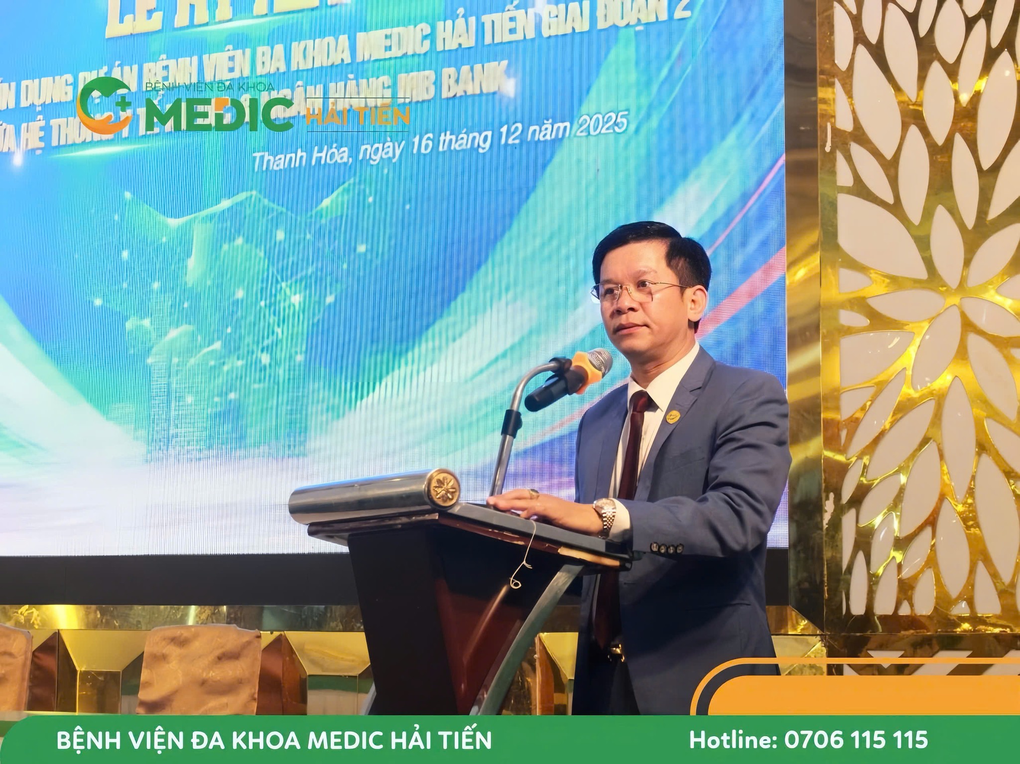 Ông Nguyễn Thế Hùng, Chủ tịch Tập đoàn Medipha phát biểu tại lễ ký kết.