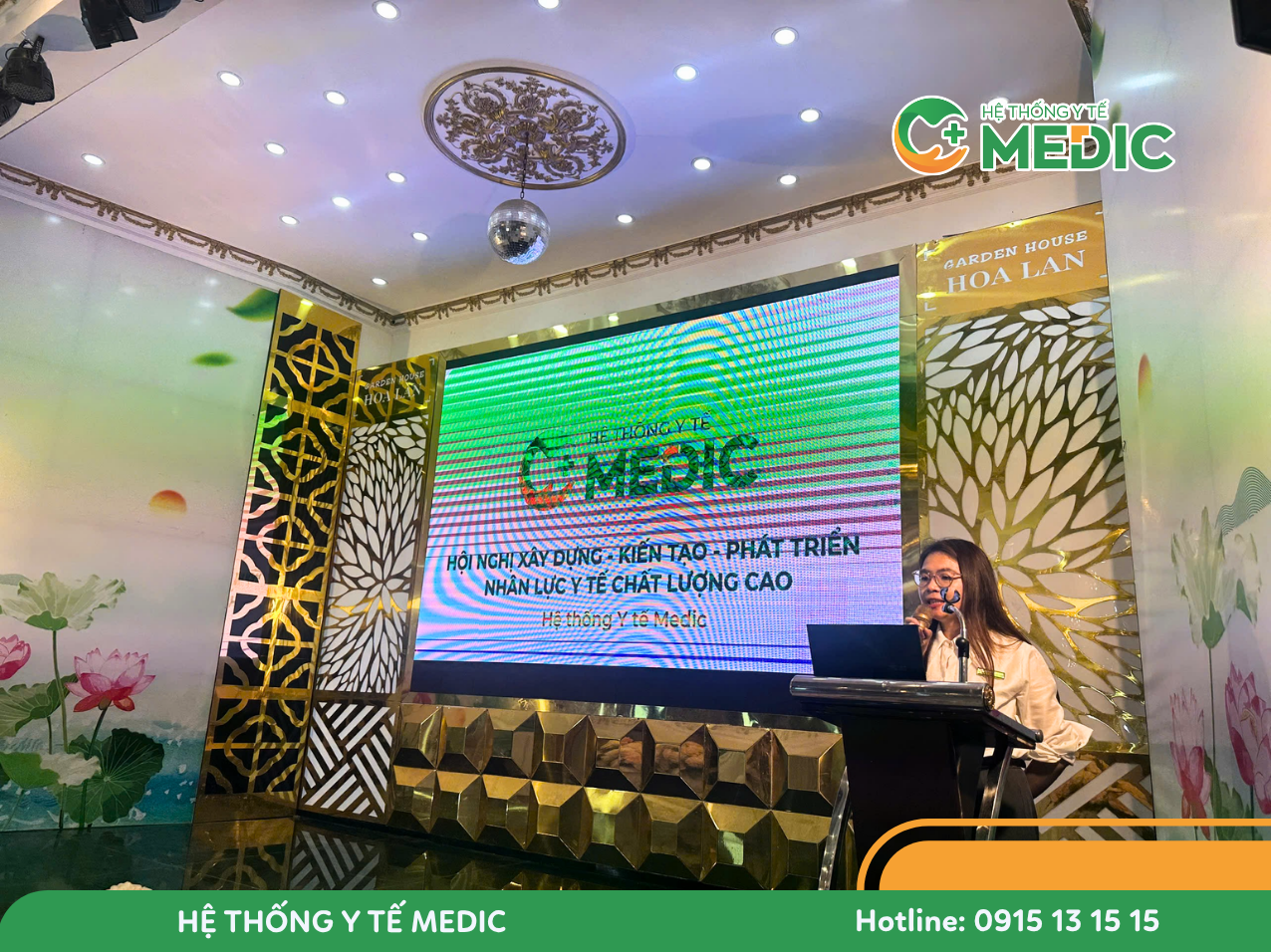 Bà Nguyễn Quỳnh Anh - Trưởng phòng HCNS Tập đoàn chia sẻ phát triển và giữ chân nhân lực y tế chất lượng cao