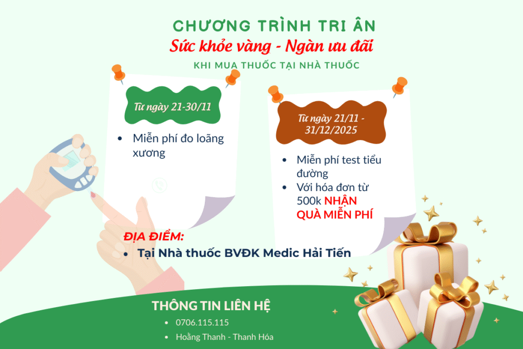 Rất nhiều ưu đãi được bệnh viện dành tặng cho khách hàng