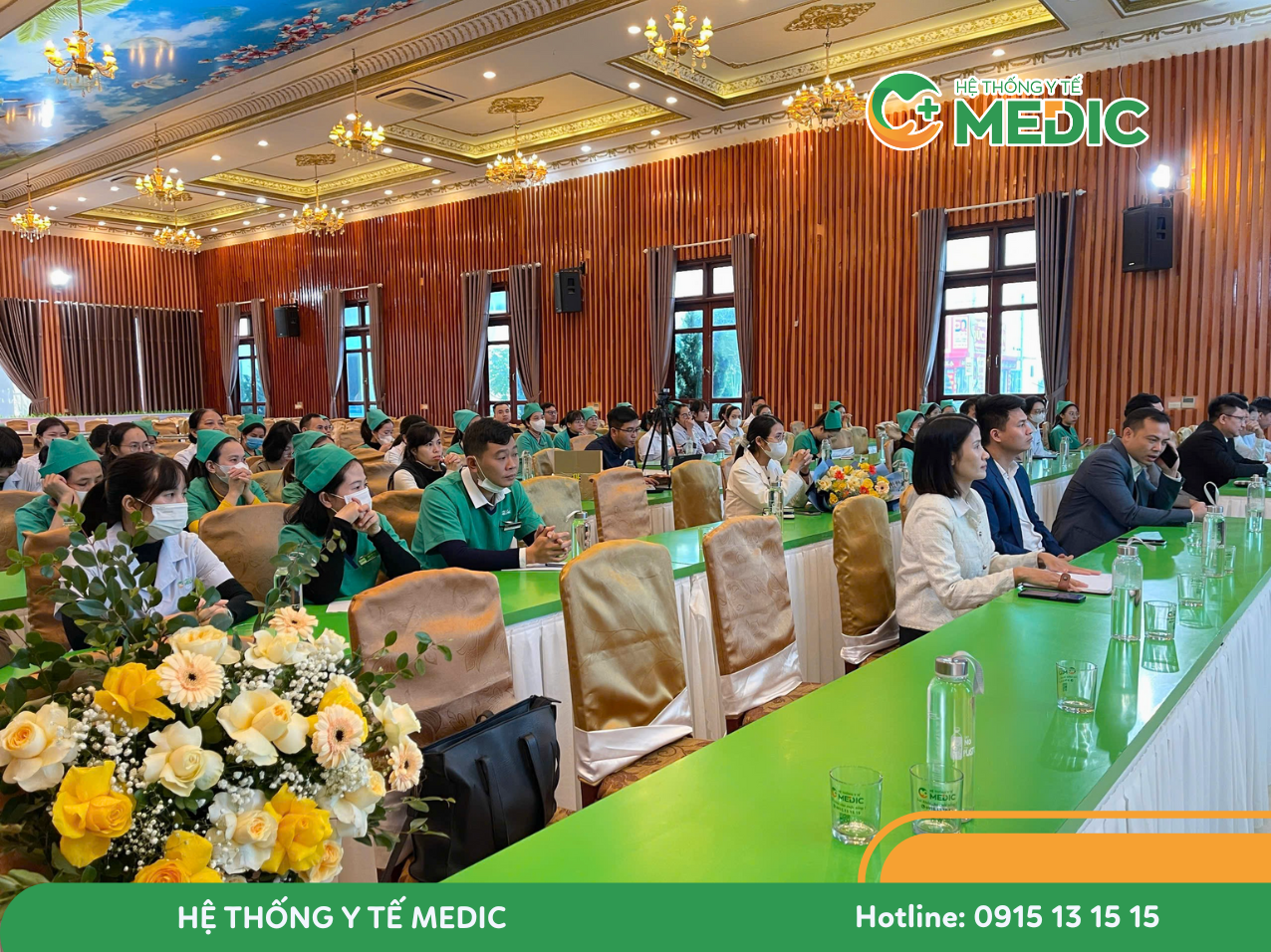 Toàn cảnh Lễ khai giảng khóa đào tạo “Cập nhật kiến thức y khoa liên tục” do Hệ thống Y tế Medic tổ chức.