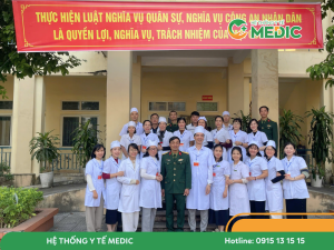 Đội ngũ bác sĩ Phòng khám Đa khoa Medic Hà Nam phối hợp cùng Trung tâm Y tế Phủ Lý trong công tác thăm khám sức khỏe nghĩa vụ năm 2026.